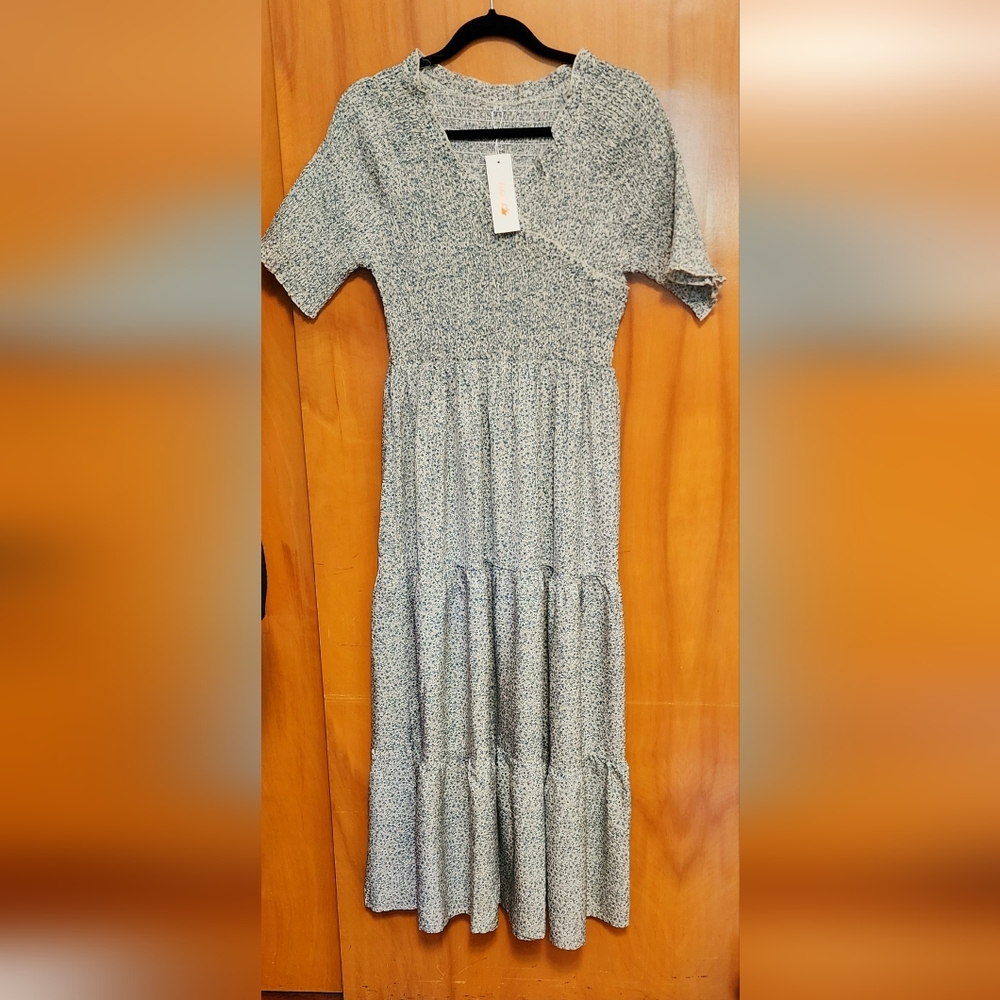 Petallush Blue Floral Maxi Dress